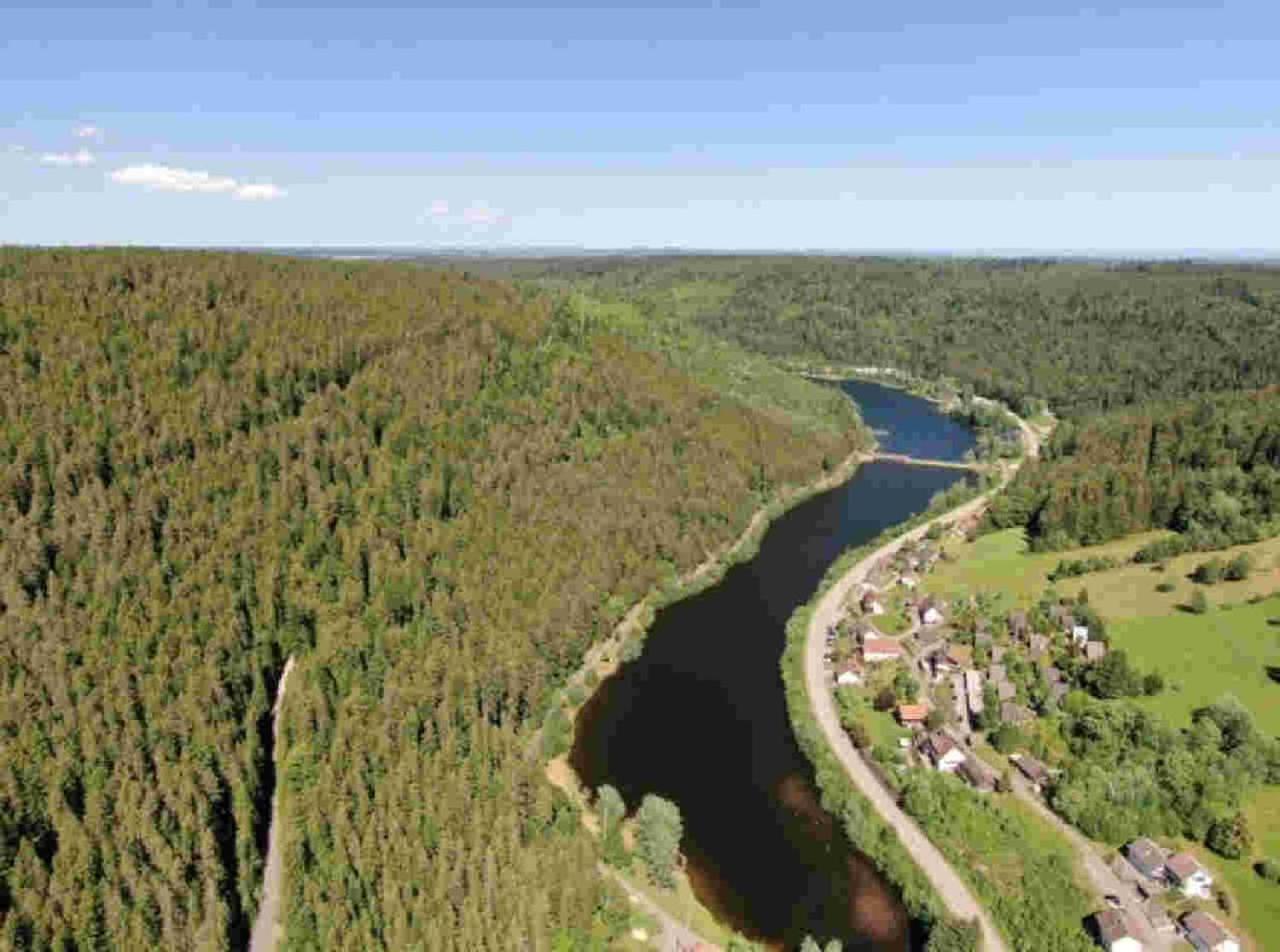 Ferienhaus Schwarzwald Seewald Erzgrube Badesee 100% Natur Ngoại thất bức ảnh